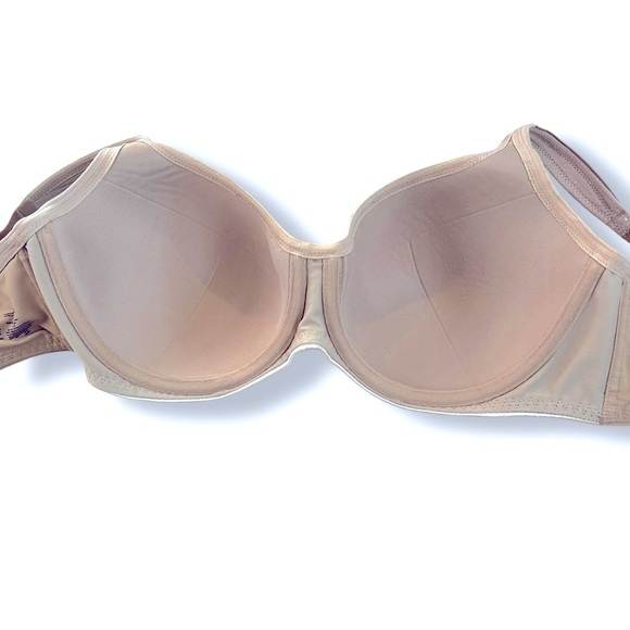 SOMA Bra Stunning Support Balconette Seamless Cups Underwires Like New Beige 38D - Picture 8 of 11
